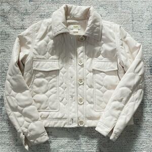 Maeve Anthropologie Faux Vegan Leather Jacket SZ 6